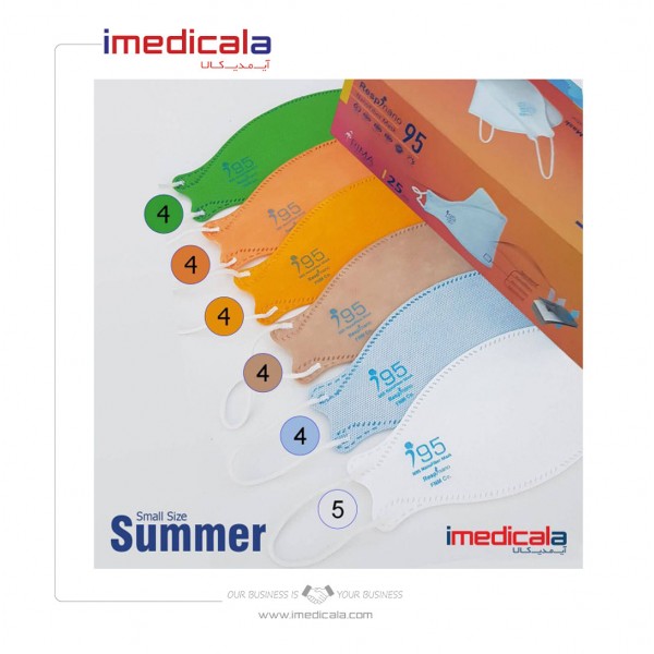 ماسک سه بعدی نوجوان ریما i95 Summer بسته 25 عددی