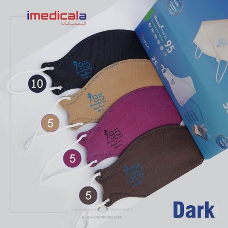 ماسک سه بعدی بزرگسال ریما Fish Type i95-dark